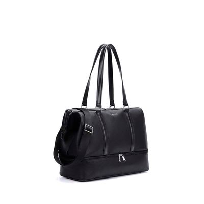 Mala Grande Floater Preta Alça Dupla