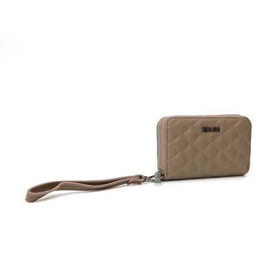 Carteira Soft Cinza Fog Alça De Mão