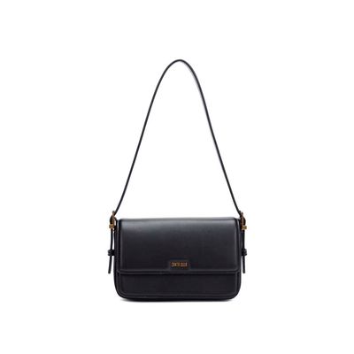 Bolsa Pequena Soft Preta Alça De Ombro