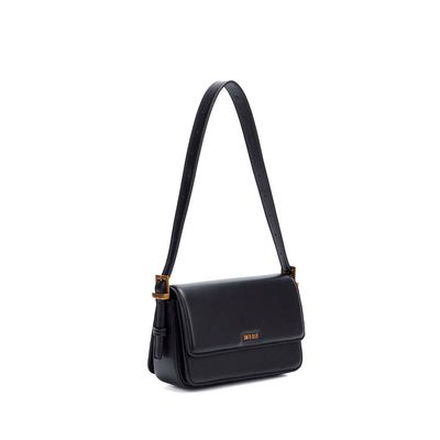 Bolsa Pequena Soft Preta Alça De Ombro