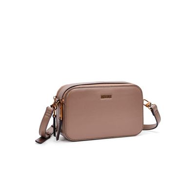 Bolsa Pequena Soft Cinza Fog Alça Transversal