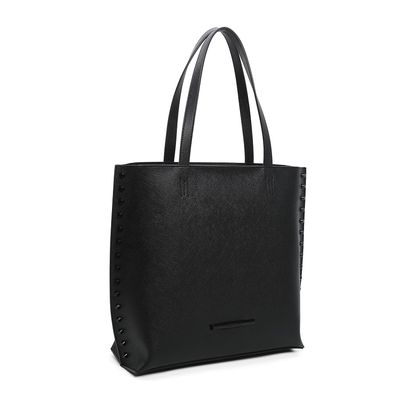 Bolsa Shopper Risco Tachas Preta
