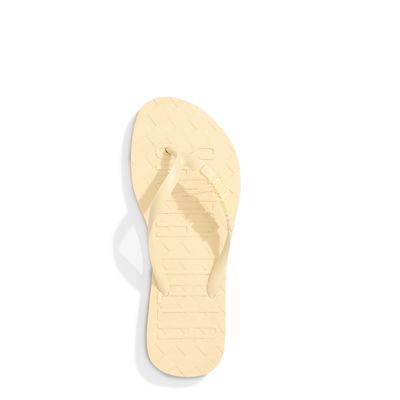 Flip Flop Borracha Amarelo Claro