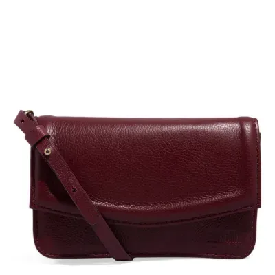 Bolsa P Couro Floater Light Ruby