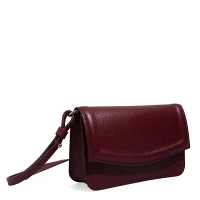 Bolsa P Couro Floater Light Ruby