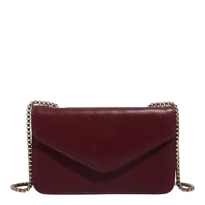 Bolsa P Couro Floater Light Ruby
