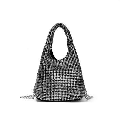 Bolsa P Malha Cristal Preto 2