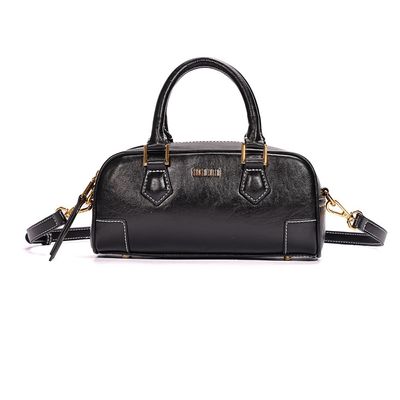 Bolsa P Material Rustico Preto