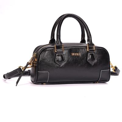 Bolsa P Material Rustico Preto