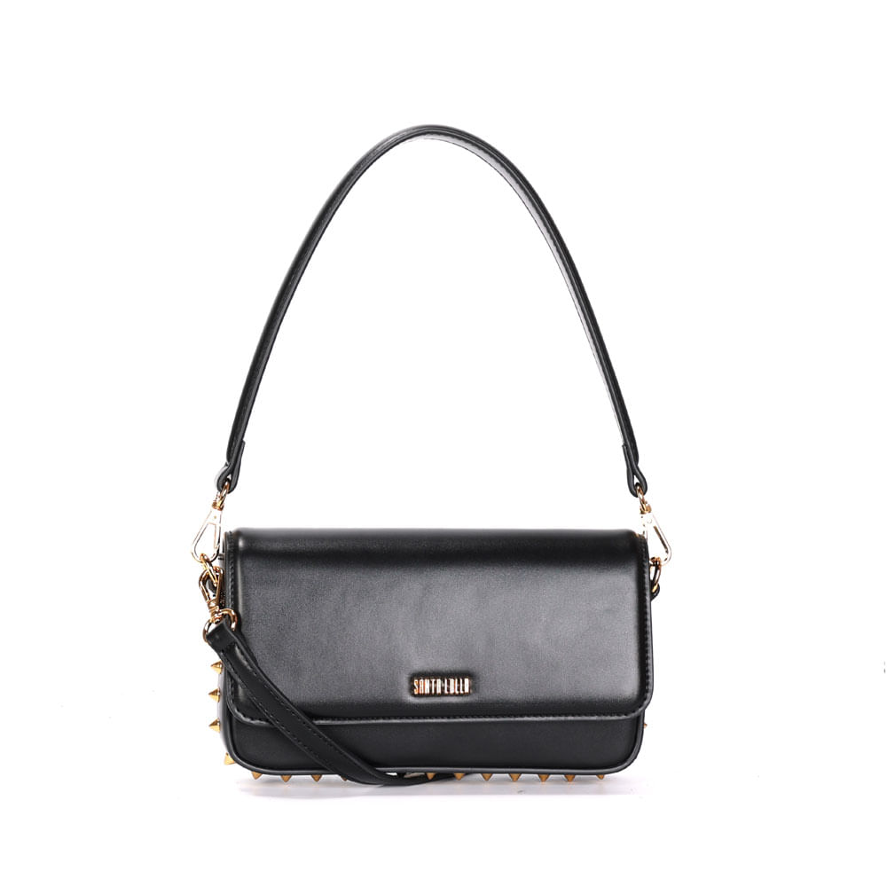 Bolsa P Material Soft Preto - Santa Lolla