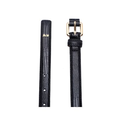 Cinto Lizard Texturizado Preto