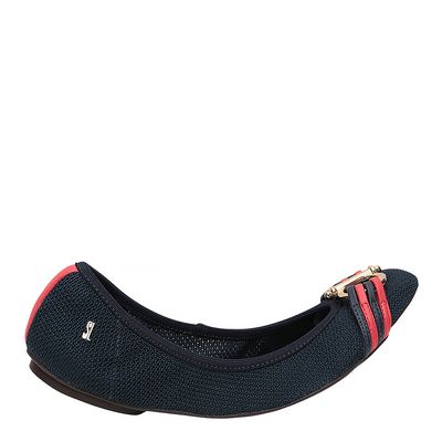 Sapatilha Tricot Argola Azul Marinho