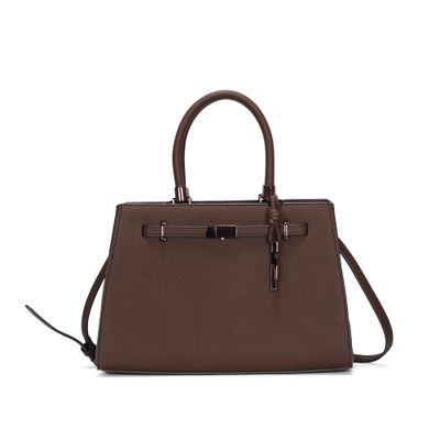 Bolsa M Material Nobuck Dark Cocoa
