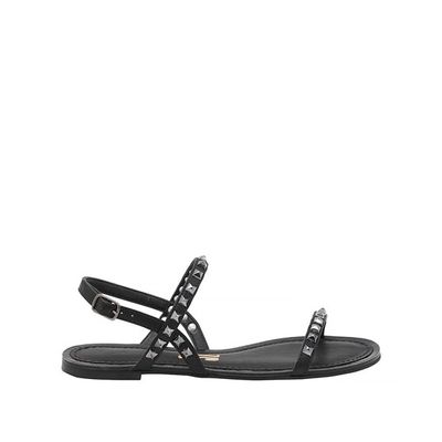 Rasteira Infantil Preto Santorine