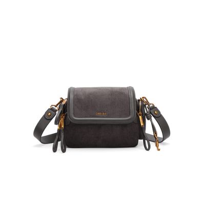 Bolsa M Veludo Cotele Steel