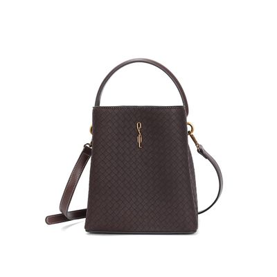 Bolsa P Material Tresse Dark Cocoa