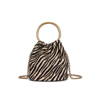 Bolsa P Tramado Zebra Areia