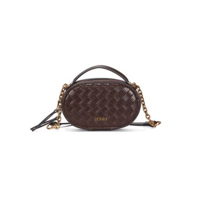 Bolsa P Material Tresse Dark Cocoa