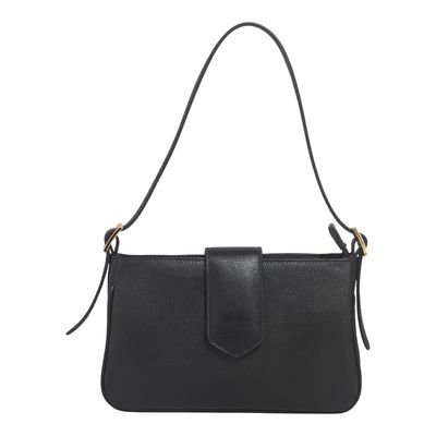 Bolsa P Couro Floater Preto