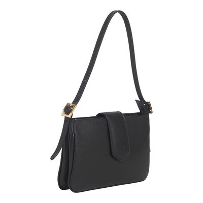 Bolsa P Couro Floater Preto