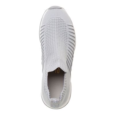 Tênis Slip On Knit Lolla Sport Cinza