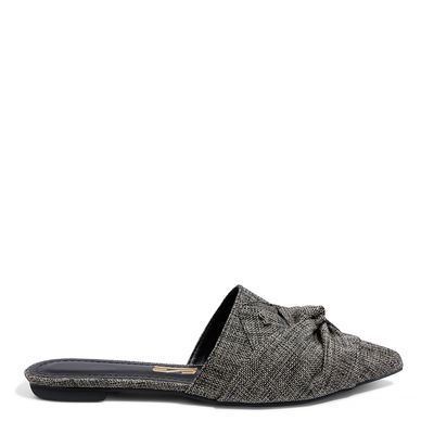 Mule Tecido Antalia Preto