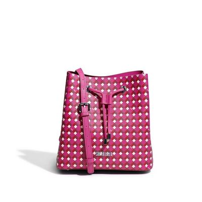 Bolsa Bucket Risco Cubos Pink