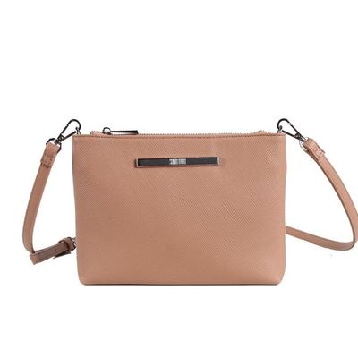Bolsa Risco Pequena Tag Nude Rosado