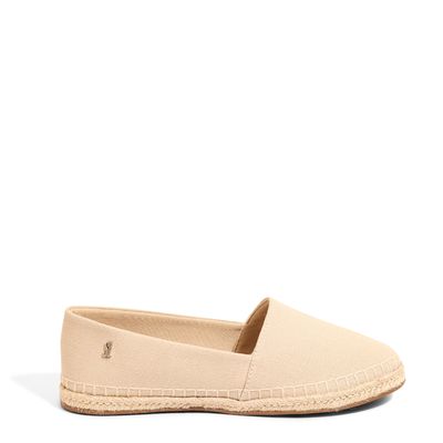 Espadrille Tecido Lona Bege