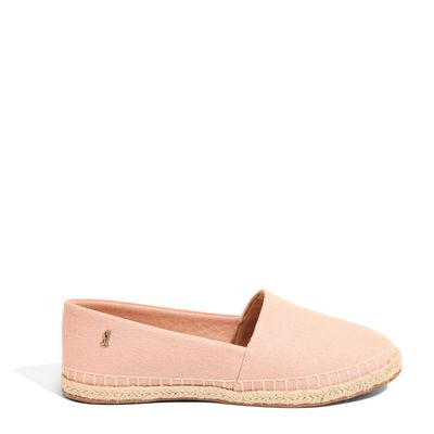Espadrille Tecido Lona Rosa