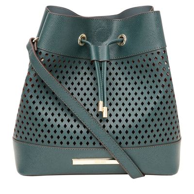 Bolsa Bucket Lasercut Verde