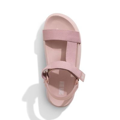 Sandália Chunky Velcro Rosa
