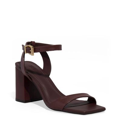 Sandalia Couro Nobre Soft Dark Cocoa