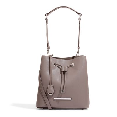 Bolsa Bucket Média Cinza