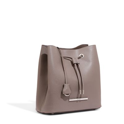Bolsa Bucket Média Cinza