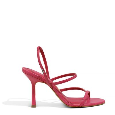Sandália Tiras Couro Pelica Soft Rosa