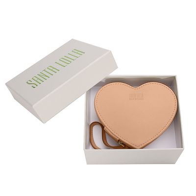 Porta Joias Coração Com Caixa Soft Rose Alça de Mão