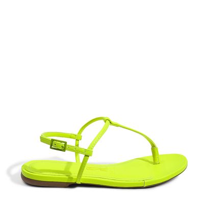 Rasteira Thong Verde Neon