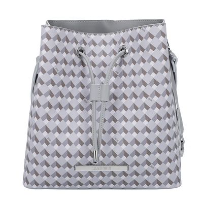 Bolsa Bucket Risco Cubos Cinza