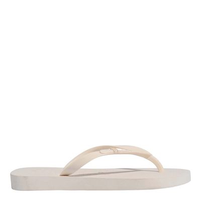 Chinelo Flip Flop Borracha Off White