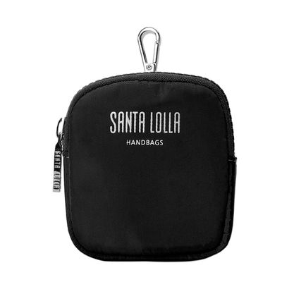 Porta Moedas Nylon Preto