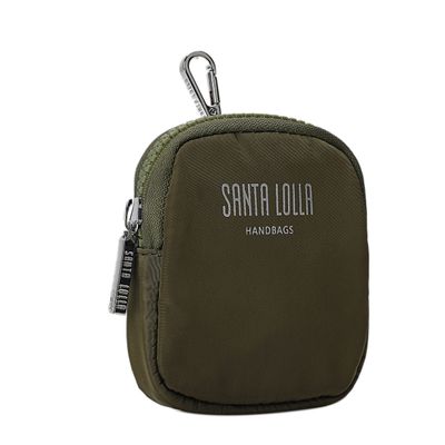 Porta Moedas Nylon Verde