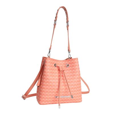 Bolsa Bucket Risco Cubos Laranja