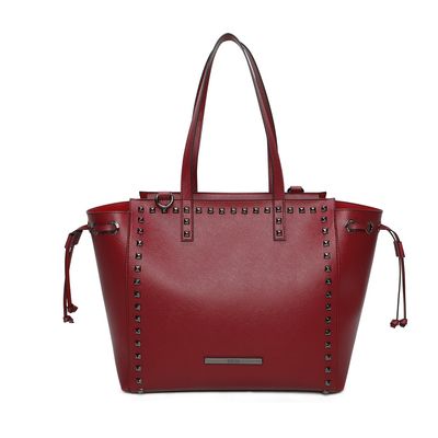 Bolsa Shopper Risco Studs Vermelha
