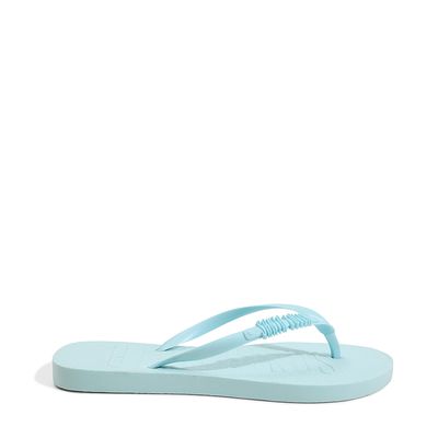 Flip Flop Borracha Azul Claro
