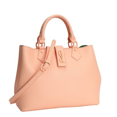 Bolsa Shopper Botão Laranja