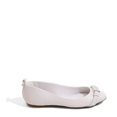 Sapatilha Tag Bico Redondo Off White