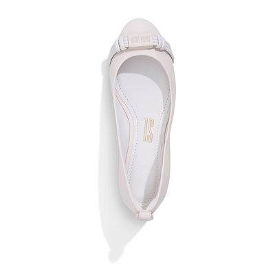 Sapatilha Tag Bico Redondo Off White