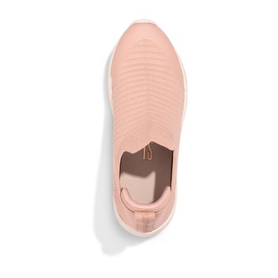 Tênis Slip On Knit Sport Rosa