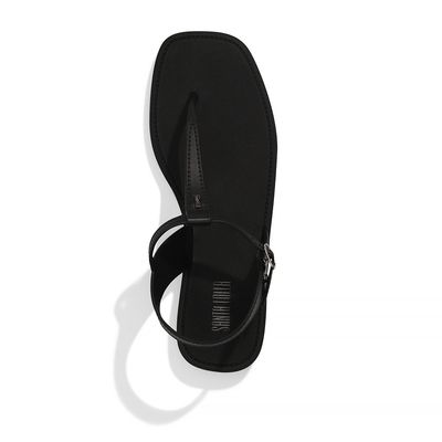 Rasteira Thong Borracha Preta